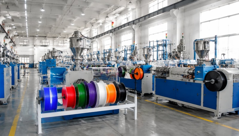 Custom engineered 3D printing materials lab and extrusion line
