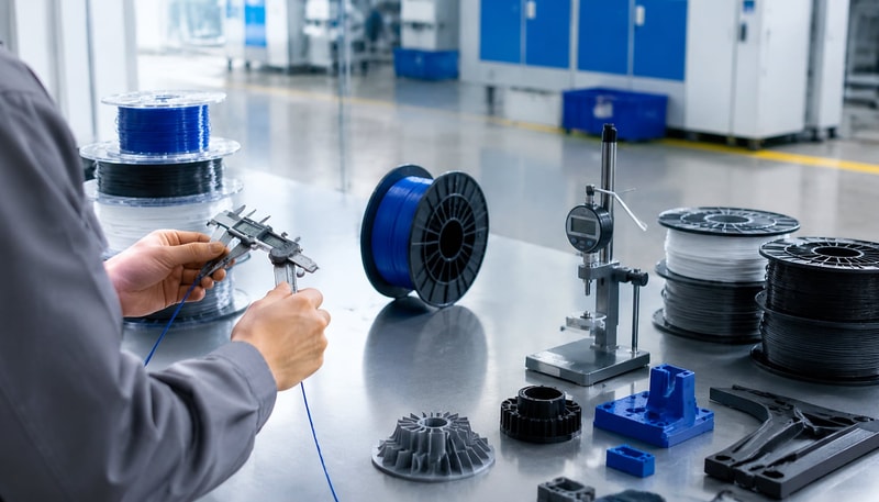 Quality validation for engineered 3D printing materials