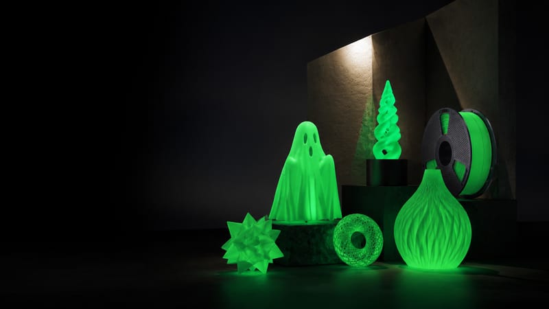 Glow PLA filament