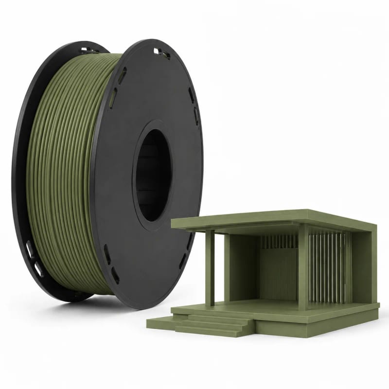 Matte PLA in Olive Green