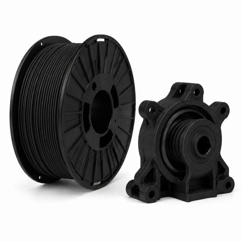 PA6-GF in Black