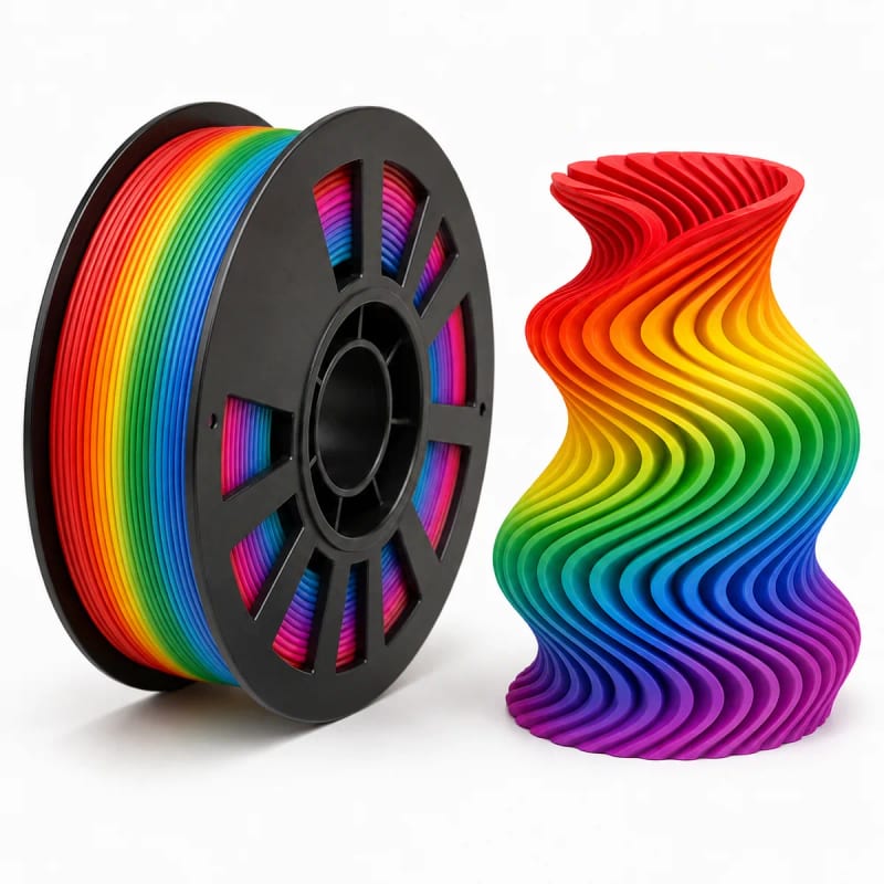 Rainbow PLA in Rainbow 03