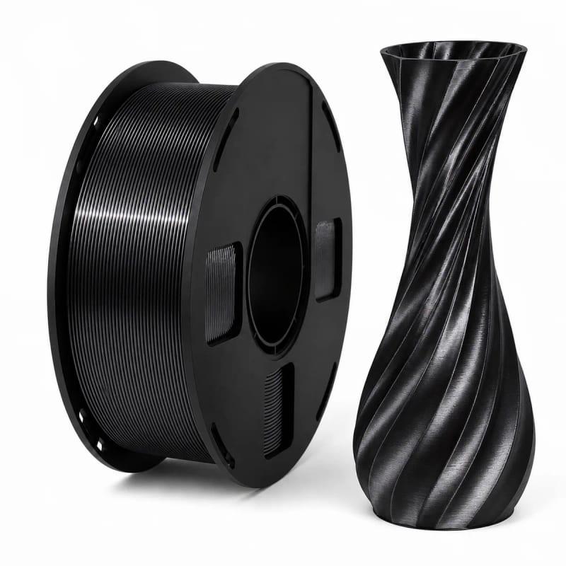 Silk PLA+ in Black