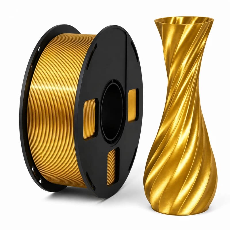 Silk PLA+ in Brass