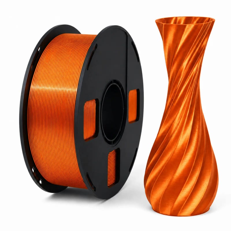 Silk PLA+ in Orange
