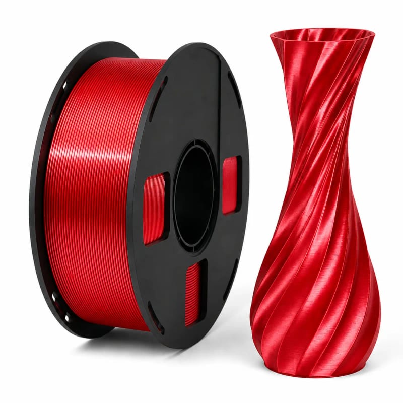 Silk PLA+ in Red