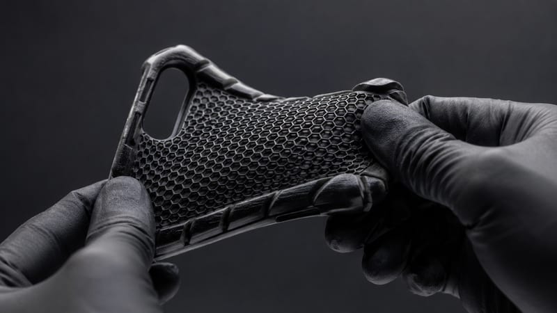 Soft flexibility for functional parts